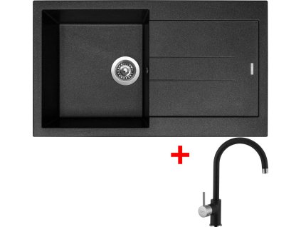 4289136 8596142047031 sinks amanda 860 metalblack vitalia gr
