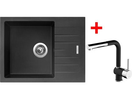 4289630 8596142049783 sinks perfecto 650 pureblack mix 3 p gr n6