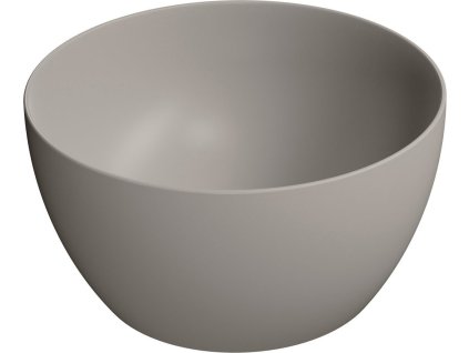 GSI PURA keramické umyvadlo na desku vysoké, průměr 42cm, tortora mat 885205