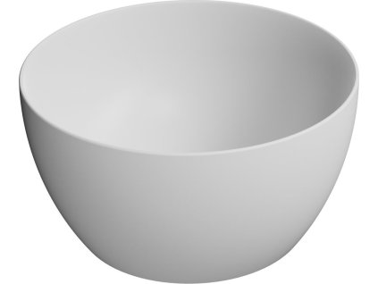 GSI PURA keramické umyvadlo na desku vysoké, průměr 42cm, bílá mat 885209