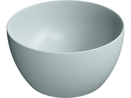 GSI PURA keramické umyvadlo na desku vysoké, průměr 42cm, ghiaccio mat 885215