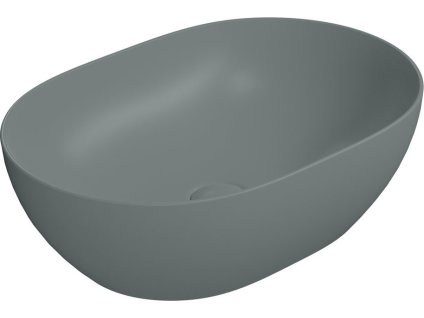 GSI PURA keramické umyvadlo na desku, 50x35cm, agave mat 886004