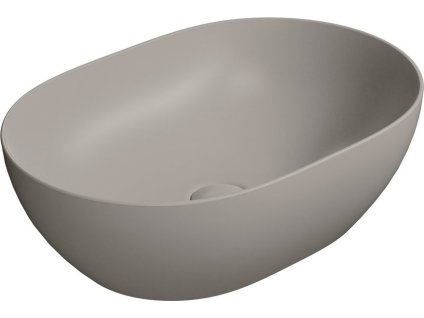 GSI PURA keramické umyvadlo na desku, 50x35cm, tortora mat 886005