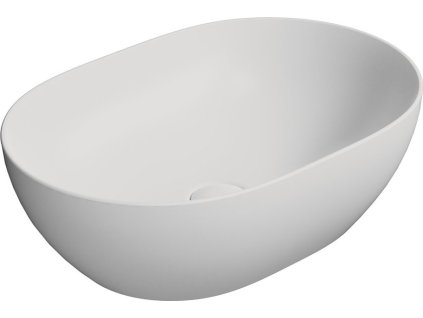 GSI PURA keramické umyvadlo na desku, 50x35cm, bílá mat 886009