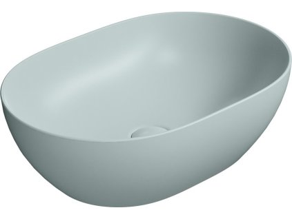 GSI PURA keramické umyvadlo na desku, 50x35cm, ghiaccio mat 886015