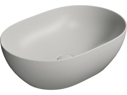 GSI PURA keramické umyvadlo na desku, 50x35cm, cenere mat 886017