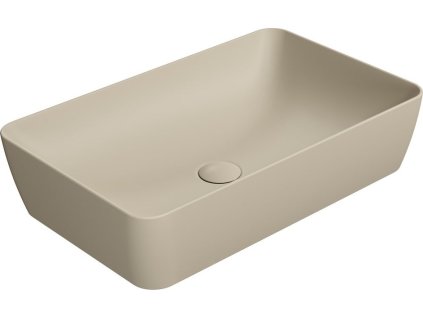 GSI NUBES keramické umyvadlo na desku 60x38cm, creta mat 903608