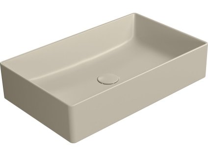 GSI KUBE X keramické umyvadlo na desku, 60x37cm, creta mat 945308