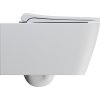 GSI NUBES závěsná WC mísa, Swirlflush, 35x55cm, bílá dual-mat 961509