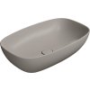 GSI NUBES keramické umyvadlo na desku 60x38cm, tortora mat 978305