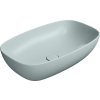 GSI NUBES keramické umyvadlo na desku 60x38cm, ghiaccio mat 978315