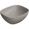 GSI NUBES keramické umyvadlo na desku 40x35cm, tortora mat 978505