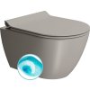 GSI PURA závěsná WC mísa, Swirlflush, 36x50cm, tortora dual-mat 881605