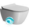 GSI PURA závěsná WC mísa, Swirlflush, 36x50cm, bílá dual-mat 881609