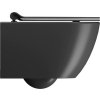 GSI PURA závěsná WC mísa, Swirlflush, 36x50cm, černá dual-mat 881626