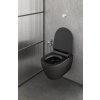 GSI PURA závěsná WC mísa, Swirlflush, 36x50cm, černá dual-mat 881626