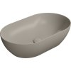 GSI PURA keramické umyvadlo na desku 60x37cm, tortora mat 883405