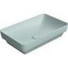 GSI PURA keramické umyvadlo na desku 60x38cm, ghiaccio mat 883715