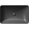 GSI PURA keramické umyvadlo na desku 60x38cm, černá mat 883726