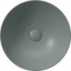 GSI PURA keramické umyvadlo na desku, průměr 40cm, agave mat 884604