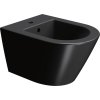 GSI KUBE X bidet závěsný 36x50cm, černá mat 9464126