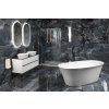 Polysan FLORINA volně stojící vana litý mramor, 170x80x61cm, bílá 93858