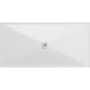 GSI Keramická sprchová vanička, obdélník 180x90x2cm, bílá mat 46180909