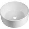 Aqualine Keramické umyvadlo na desku, Ø 40cm, bílá 40150