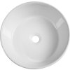 Aqualine Keramické umyvadlo na desku, Ø 40cm, bílá 40150