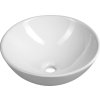 Aqualine Keramické umyvadlo na desku, Ø 40cm, bílá 40155