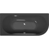 Polysan VIVA L asymetrická vana 175x80x47cm, šedá 70119.30