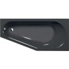 Polysan TIGRA R asymetrická vana 170x80x46cm, šedá 90611.30