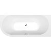 Polysan VIVA R asymetrická vana 175x80x47cm, bílá mat 78119.11