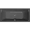 Polysan KRYSTA obdélníková vana 180x80x39cm, šedá 71710.30