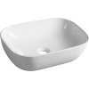 Aqualine Keramické umyvadlo na desku 46x34cm, bílá 46341