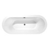 Polysan SAMIRA volně stojící vana 173x78x59cm, bílá 68648