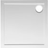 Bruckner ELSE sprchová vanička z litého mramoru, čtverec 80x80cm, bílá 800.111.4