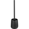 Aqualine NERO WC štětka na postavení, černá 08140