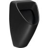 CERASTYLE SCHWARN BLACK keramický urinál, zadní přívod, zadní odpad, černá mat 201.701.6