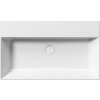 GSI KUBE X keramické umyvadlo 80x47cm, bez otvoru, bílá ExtraGlaze 9422011