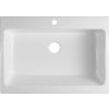Sapho ARYA keramický dřez s otvorem pro baterii 86x62 cm, bílá 50186