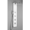 Polysan SPIRIT SQUARE termostatický sprchový panel 250x1550mm, bílá 81151