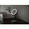 Ridder DAISY kosmetické zrcátko na postavení LED, Ø 150mm, oboustranné, chrom 03111000