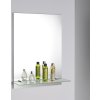 Aqualine Zrcadlo s policí 60x80cm, včetně závěsů 22430-01