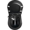 Sapho AVVA CLEANWASH závěsná WC mísa, integrovaná baterie a bidet. sprška, Rimless, 35, 5x53cm, černá mat 100315-110