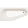 Polysan TIGRA L asymetrická vana 170x80x46cm, ivory 90111.40