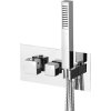 Sapho LATUS podomítková sprchová termostatická baterie vč. sprchy, 2/3 výstupy, chrom 1102-45