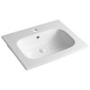 Sapho PIEDRA keramické umyvadlo nábytkové 61x46, 5cm, bílá 43061