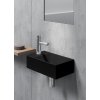 GSI KUBE X keramické umývátko 40x23cm, pravé/levé, černá mat 9484126