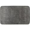 Ridder DELHI Koupelnová předložka 50x80cm s protiskluzem, 100% polyester, tmavě šedá 1712300
